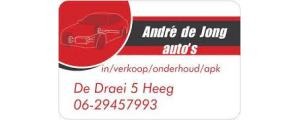 André de Jong auto's